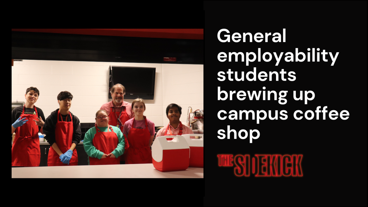 General employability students brewing campus coffee shop (video)