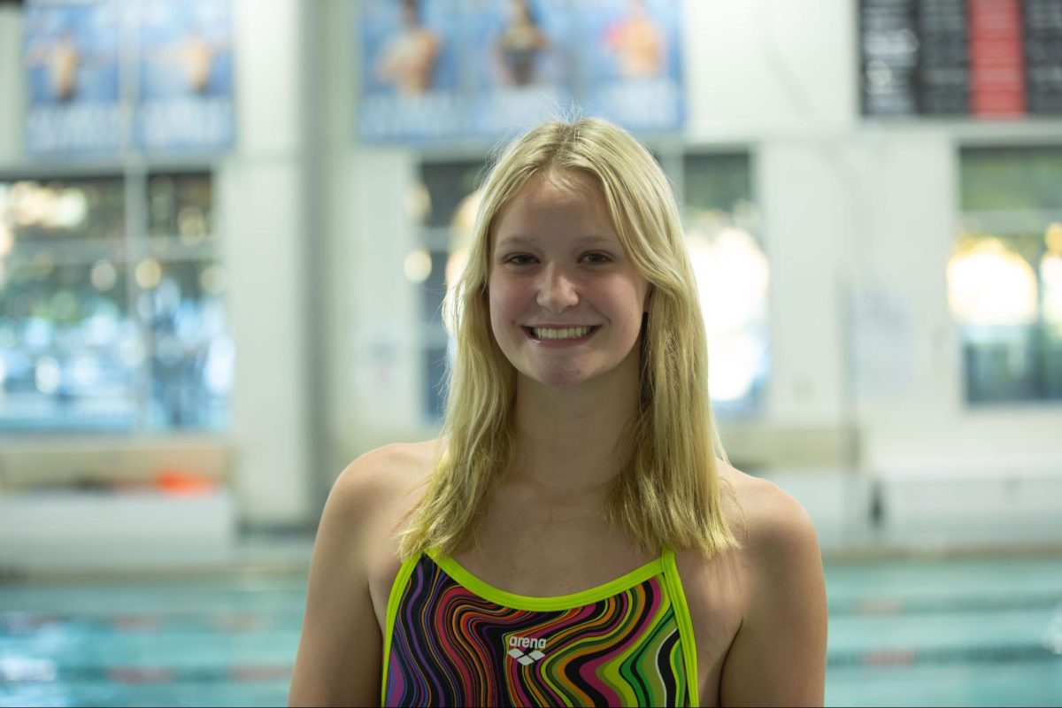 Coppell High School senior Katy Jost qualified for the Junior National swimming competition after placing second at the Lakeside Aquatic Club Fall Classic for 500-yard freestyle. Jost has swam competitively for more than five years, and appreciates the progress she has made and the rewards of her hard work.