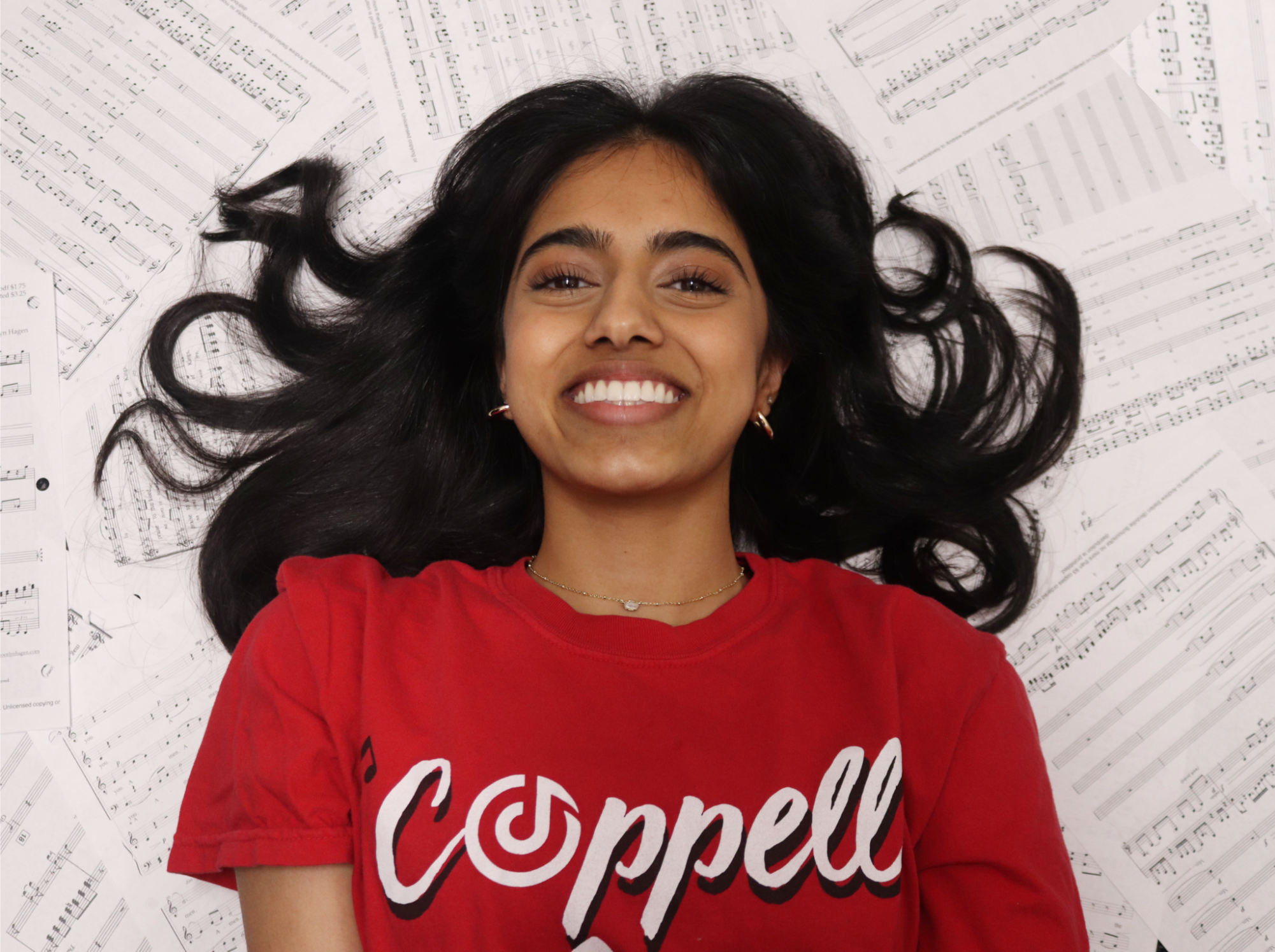 Coppell High School senior Divya Ghanta has been involved in choir for five years, displaying her dedication and passion to the arts. Apart from being in various Coppell Choir ensembles including Madrigals and A Cappella, Ghanta has also made many outside of school ensembles such as the 2023-24 TMEA All-State Treble Choir and the Children’s Chorus of Greater Dallas. Photo by Rhea Chowdhary.
