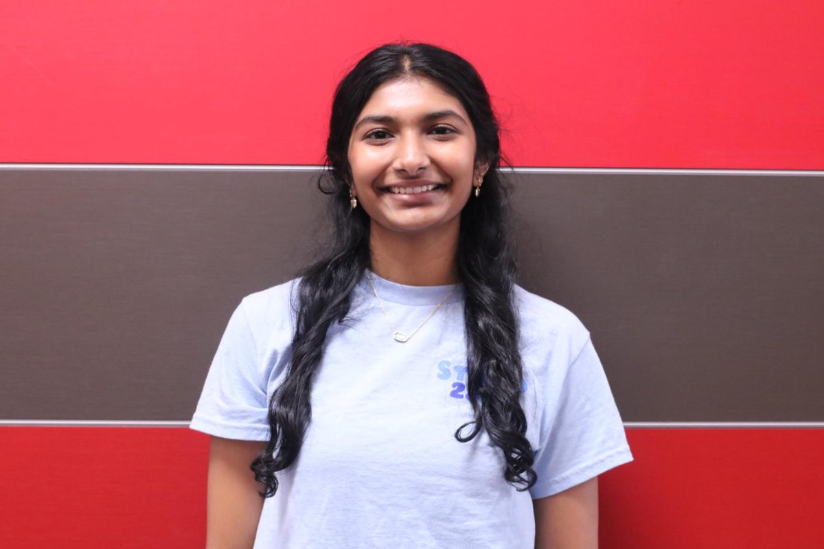 CHS9 freshman Diya Dasari strives to spread positivity and campaign for an organization effectively. Dasari is one of six 2023-24 Student Council executive officers.