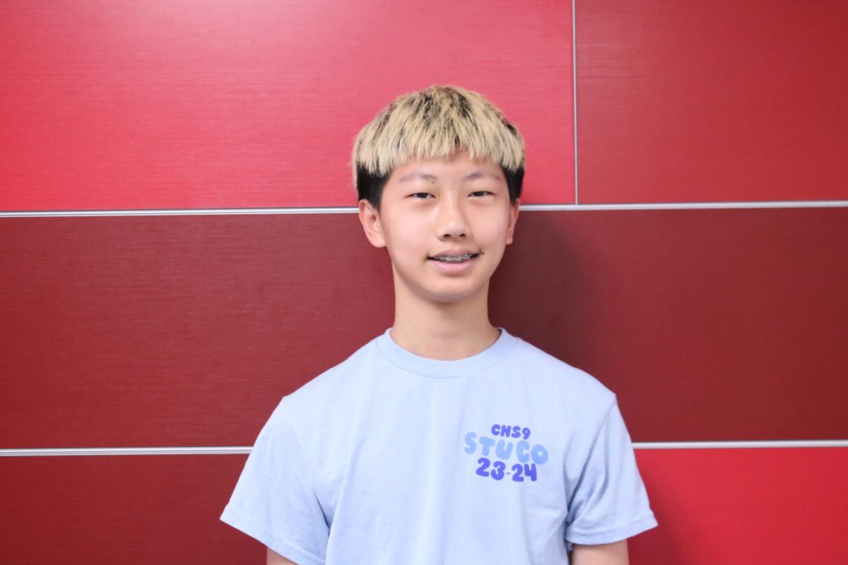 CHS9 freshman Kohen Liu hopes to foster valuable connections with his peers at CHS9. Liu is one of six 2023-24 Student Council executive officers.