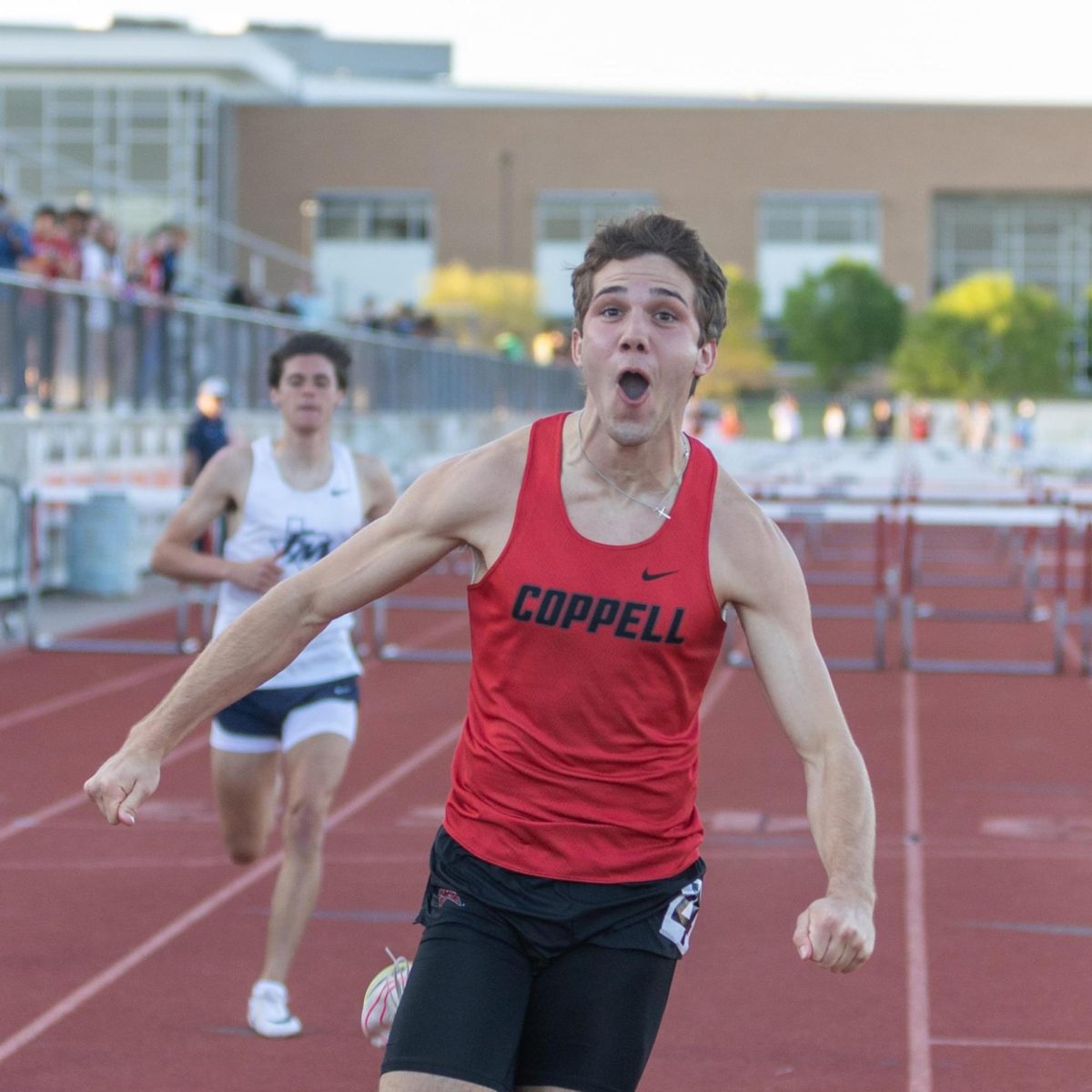 Senior Aidan McFarlane will attend Stanford University in the fall to run track at the collegiate level. McFarlane has been running track since seventh grade at Coppell Middle School North. Senior Aidan McFarlane will attend Stanford University in the fall to run track at the collegiate level. McFarlane has been running track since seventh grade at Coppell Middle School North. Photo courtesy Eric Hill