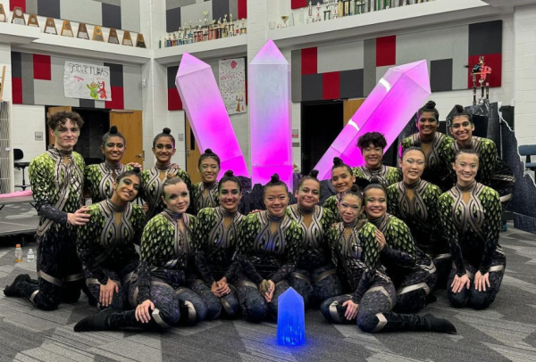 Coppell Colorguard wins second place at the NTCA state championship with In Fantasia. On Sunday April 7, varsity colorguard participated in the Scholastic Open NTCA state competition at the CHS arena.
