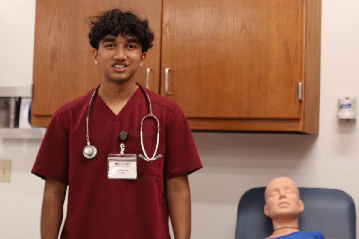 Coppell High School senior Harry Alapatt was hired at Treemont Healthcare and Rehabilitation Center as a certified nursing assistant. Alapatt is pursuing a Bachelor of Science in Biomedical Sciences at Missouri Southern State University.
