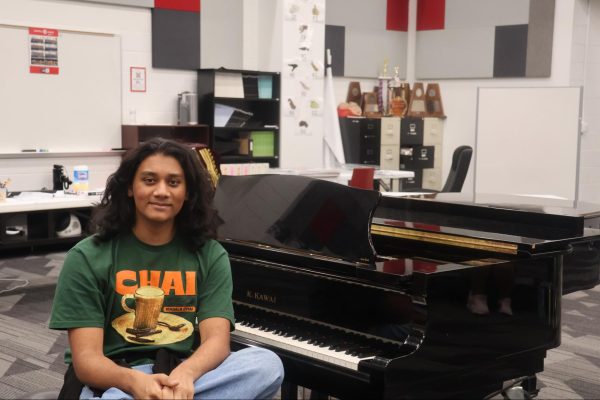 Coppell senior Raghav Hosalli has spent the past four years of high school dedicated their all to Coppell Choir. Hosalli has left an impact on the students and directors within the program.
