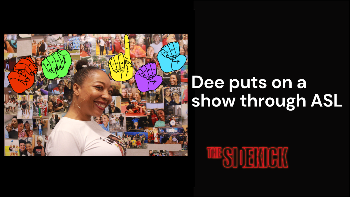 Delosha Payne teaches American Sign Language (ASL) at Coppell High School. Payne utilizes her energetic personality to inspire students to learn ASL.