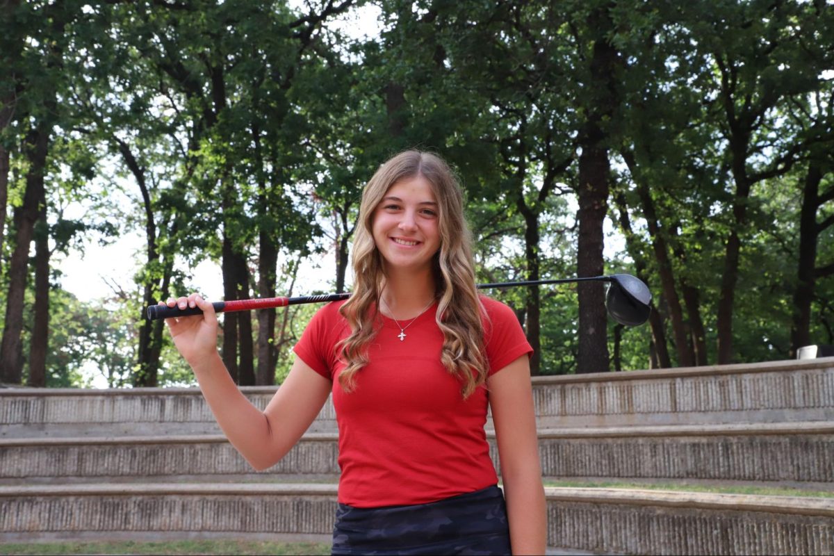 Coppell High School sophomore Alicia Bellendir has played on the CHS golf team for the past two years. Golf has been a part of Bellendir’s life since third grade.
