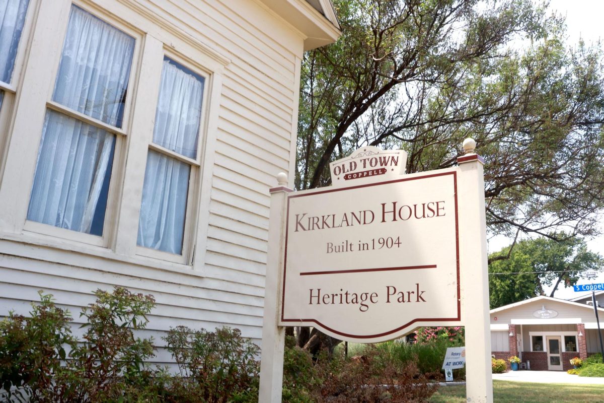 The Kirkland House celebrated its 120th anniversary on Saturday to commemorate its longstanding history to Coppell. The event features guests of Kirkland descendants, who reminisce on their memories of the house. Photo by Wendy Le