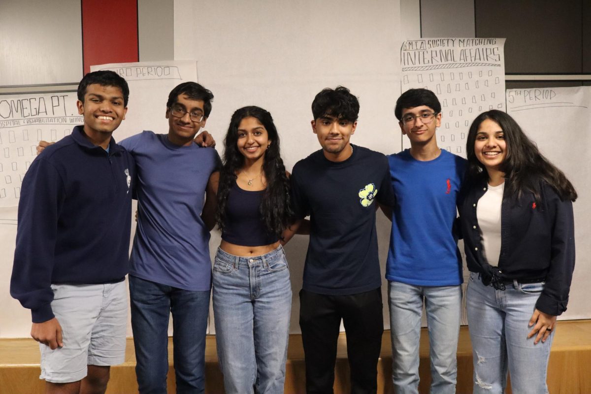 Coppell High School junior Harshvardhan Kumar, junior Ayaan Haque, senior Kyna Shah, senior Tanush Krishnamurthy, junior Aryaman Singh and senior Ashia Agarwal are members of the 2024-25 Model UN leadership team. Model UN is an organization where students act as delegates for the United Nations in order to learn about diplomacy and international relations.