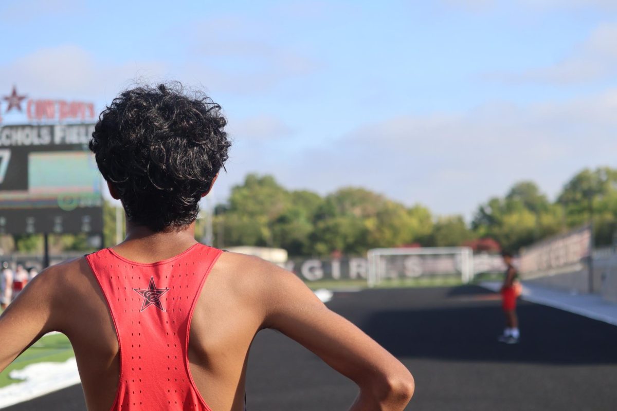 Coppell senior cross country runner Pranav Vegiraju has emerged as a source of reliance and leadership for the cross country team. Vegiraju has been running for three years and recently posted his fastest 5K time of 14:59.9 at the Waxahachie Woodhouse Invitational on Aug. 17 at Lake View Camp.