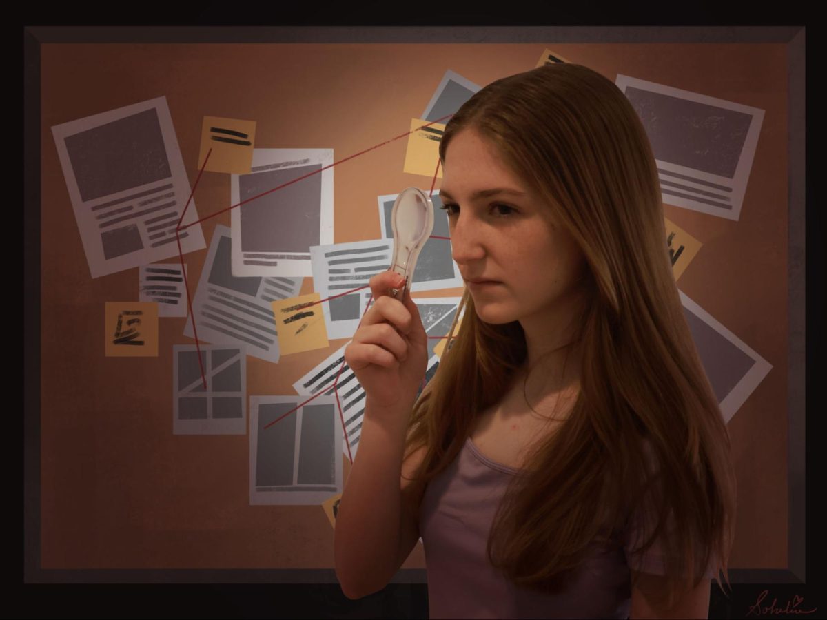 Coppell High School junior Olivia Monroe spent her summer attending the Federal Bureau of Investigation’s Teen Academy, a highly-competitive program admitting roughly 30 students a year. Monroe hopes to become an FBI agent. Photo illustration by Sohalia Reddy.