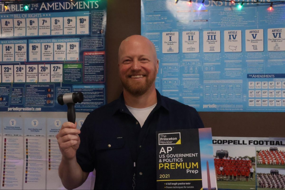 Coppell High School AP United States Government and Politics teacher Michael Erickson has been teaching in Coppell ISD for the past 17 years. Erickson is The Sidekick’s October Teacher of the Issue.