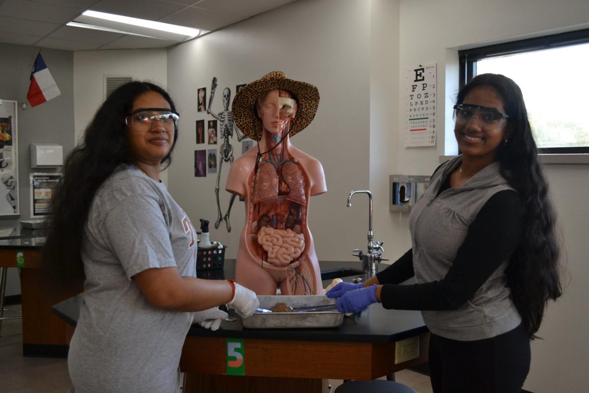 Coppell High School seniors Pragnya Kolla and Harini Ramamurthy are the Anatomical Society leaders. The Anatomical Society is a first-year club focusing on healthcare.