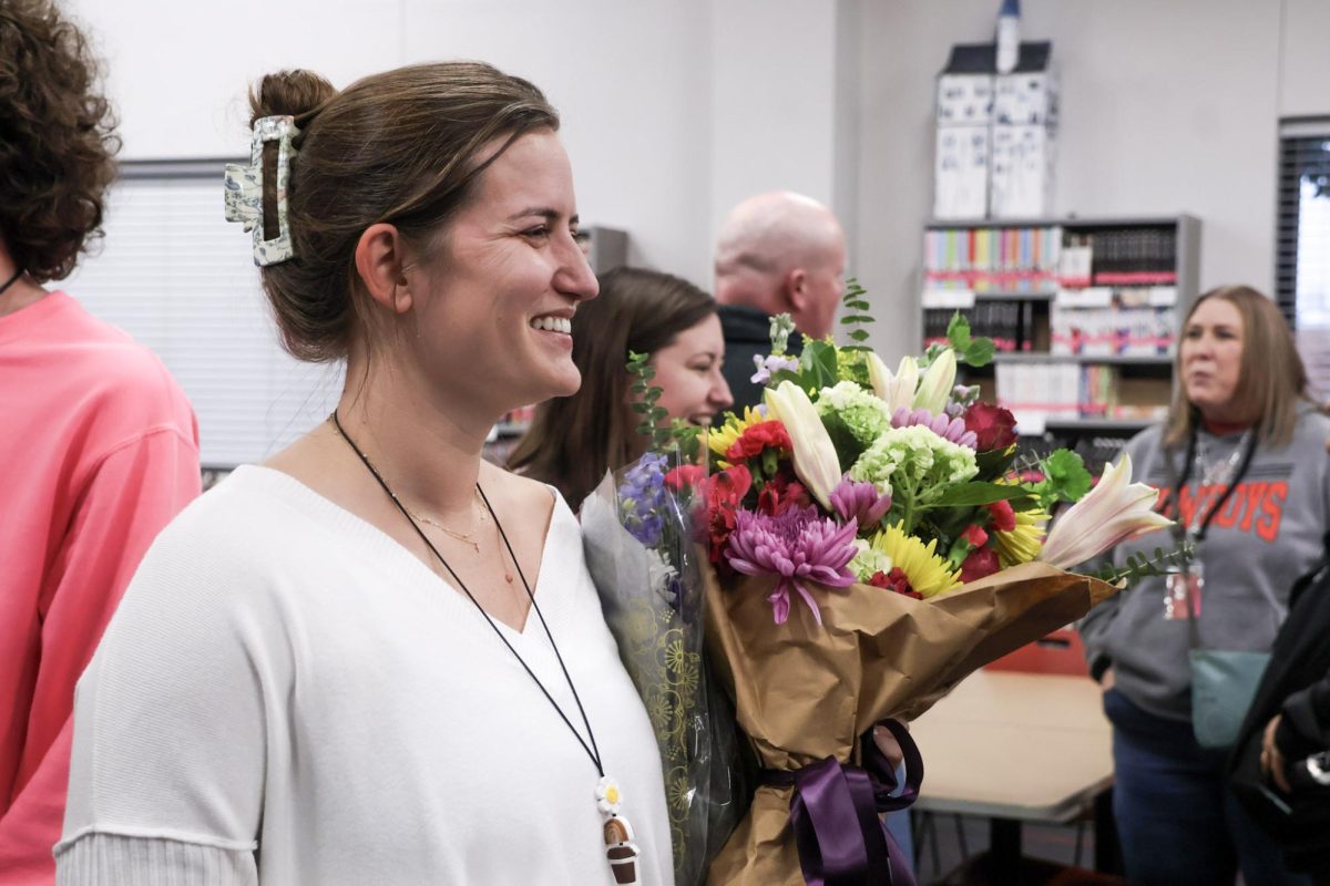 On Dec. 6, CHS9 special education teacher Kara Lindquist was recognized as the 2024-25 CHS9 teacher of the year in the library. Lindquist has worked as the Special Education Department Head at CHS9 for over 3 years. 