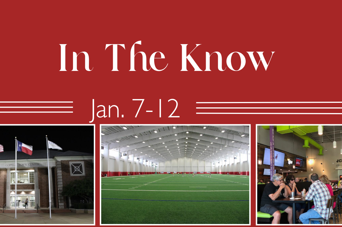 In the know is a series from The Sidekick detailing events involving Coppell High School and Coppell ISD happening this week. It will be posted every Monday for the remainder of the 2024-25 school year. Graphic by Yug Talukdar
