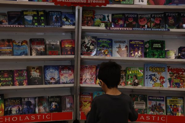 Richard J. Lee Elementary School held its annual spring book fair from Feb. 7-13 in the library. In partnership with Scholastic Book Fairs, books of various genres, posters and stationery items were available for students to purchase during recess.