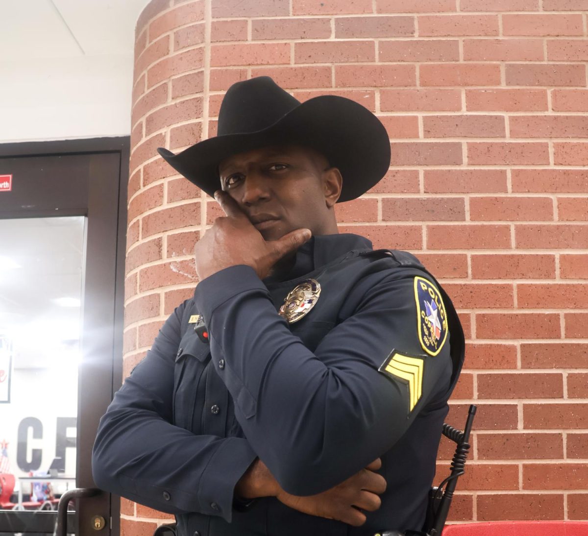 Coppell High School School Resource Officer (SRO) Sergeant Byron Mitchell plays a key role in maintaining and ensuring campus safety. Sgt. Mitchell remains active within the Coppell community to better support and connect with students.