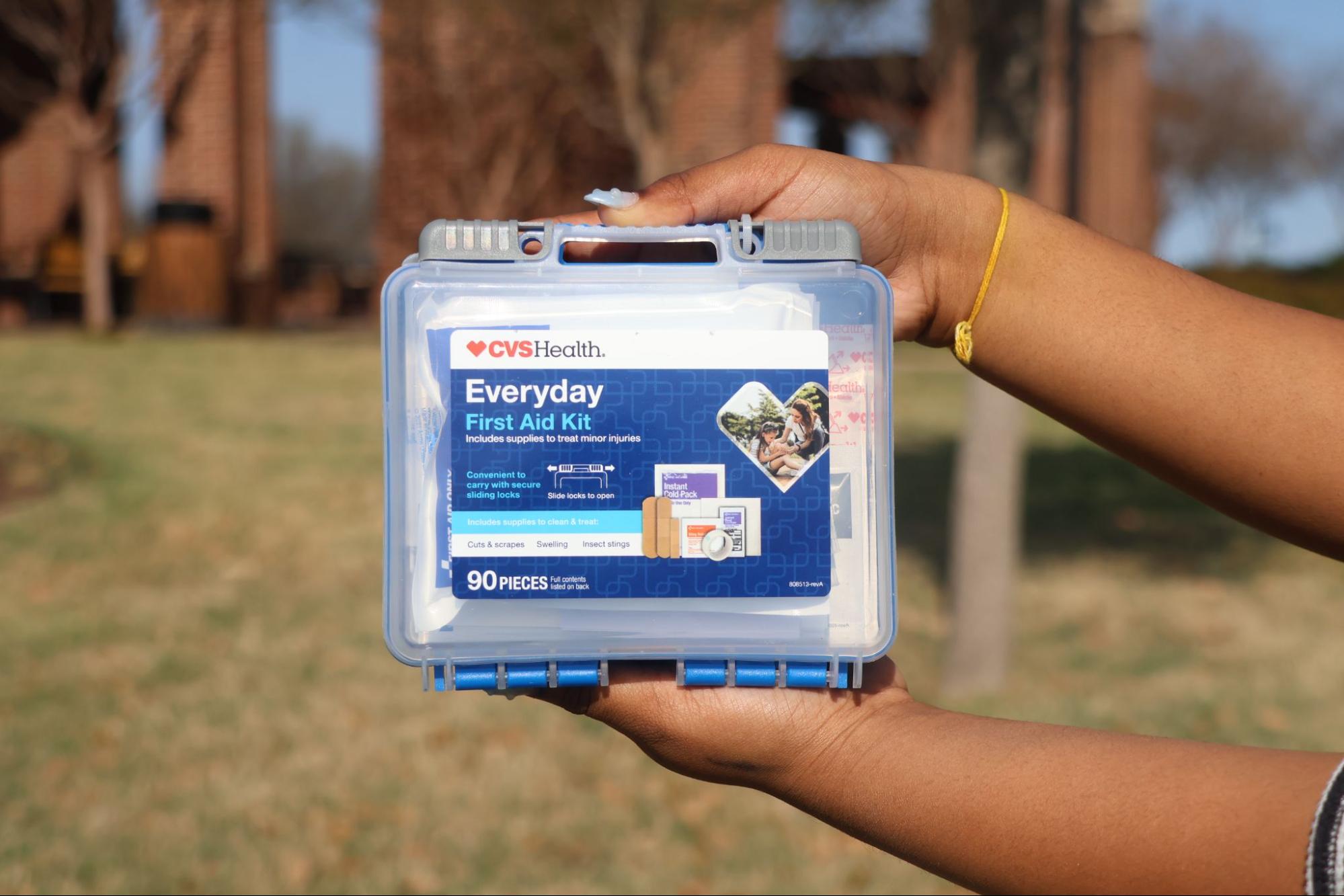 As a student in a new environment, your immune system is prone to weakness, causing sickness or fatigue. Having an accessible first aid kit with medicines, such as Ibuprofen, can help when you are unwell. It is also sensible to have first aid amenities like bandages in proxy to you in case of accidents or emergencies.
