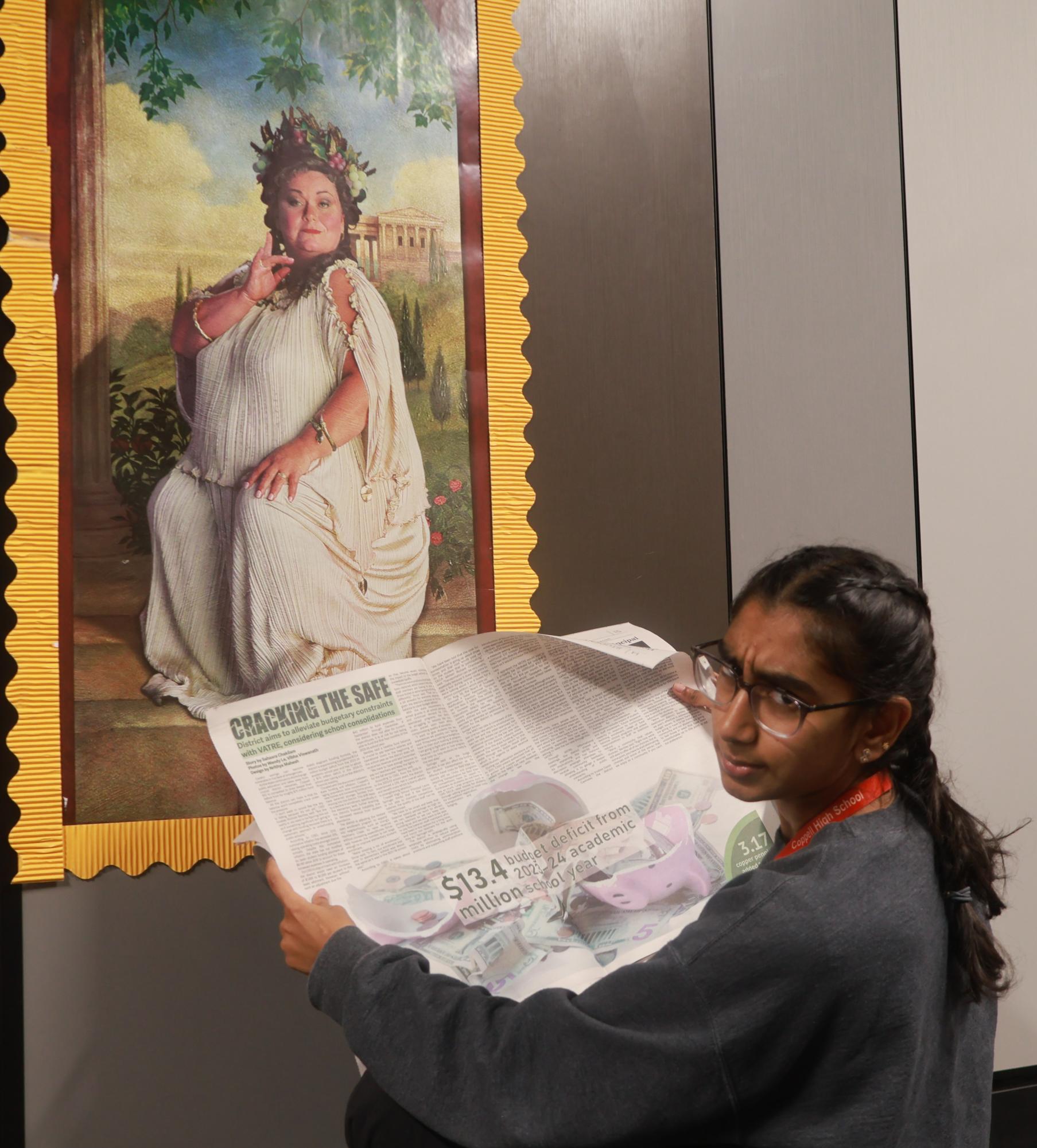 The Sidekick staff writer Akshaya Ashokanand shares her experience as a journalist for the first and last time in the program. Her experience was exhilarating, and she created memories  allowing her to change her perspective on journalism. Photo by Vidya Praveen.
