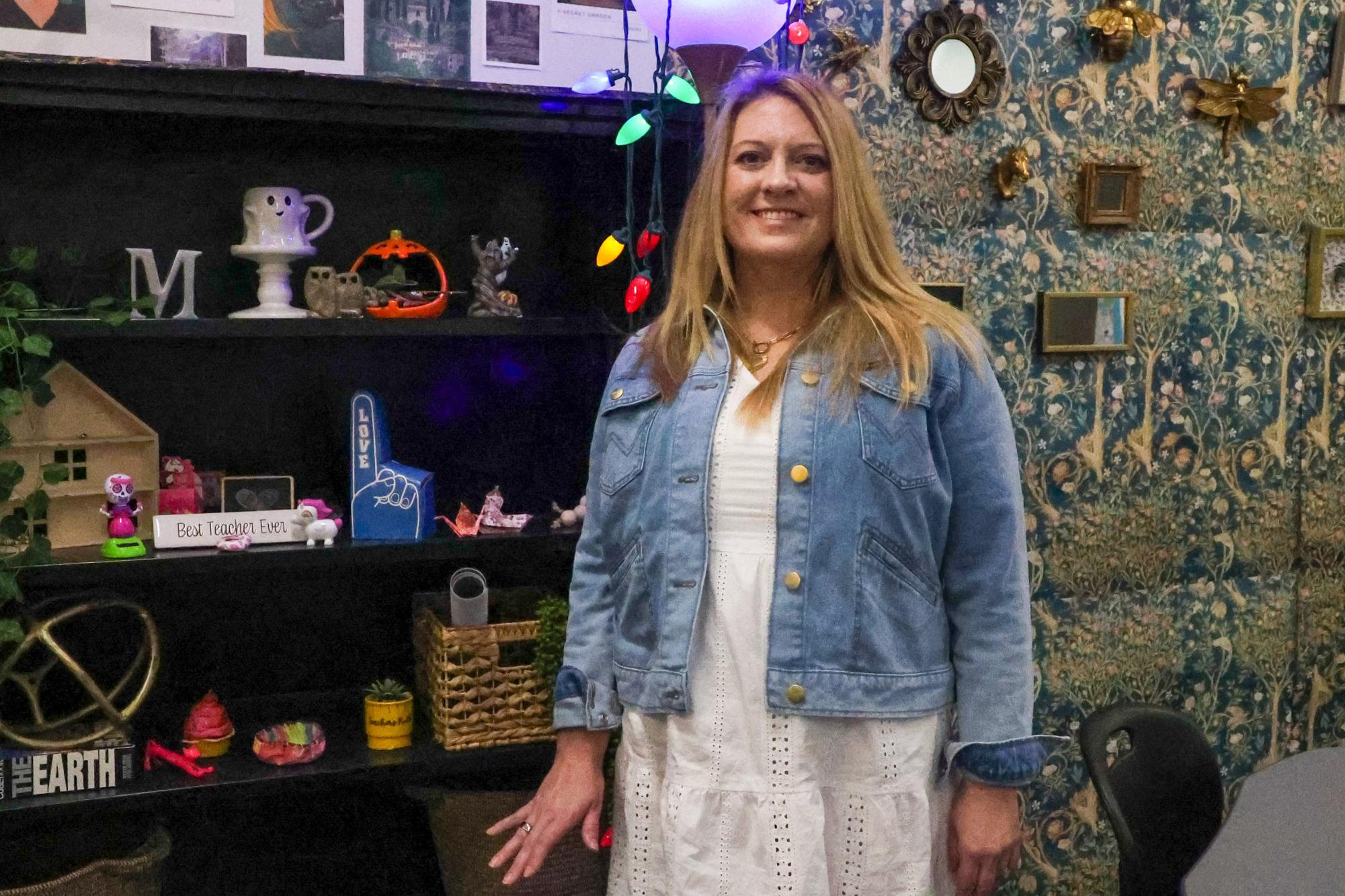 Coppell High School’s Melissa Pancoast is a special education English teacher. Her goal is to provide a supportive and nurturing environment for her students. Photo by Elizabeth De Santiago
