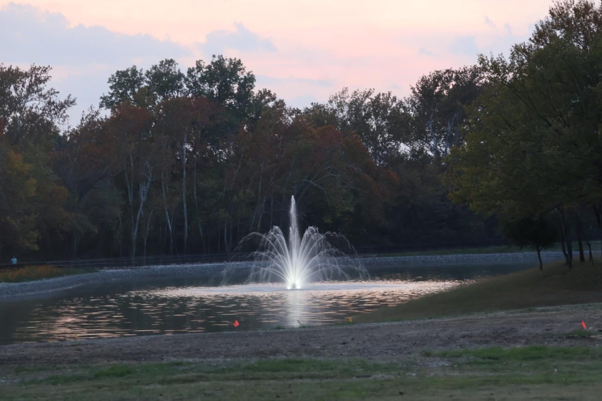 A visit to the trails in Magnolia Park includes a pond and evening sunset views. The Magnolia Park trail opens for the public to use as a route connecting Coppell schools and neighborhoods.