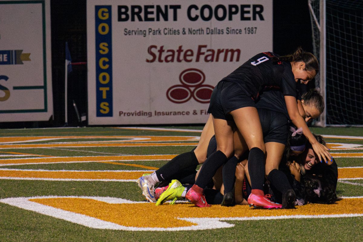 The Coppell girls soccer team  dogpiles Neerali Kapadia after she scores the game-winning goal in overtime last season. The Cowgirls head to Georgetown to compete in their final preseason tournament.The Cowgirls  The Cowgirls defeated the Wildcats, 2-1, at Highlander Stadium on Tuesday. Sidekick File Photo