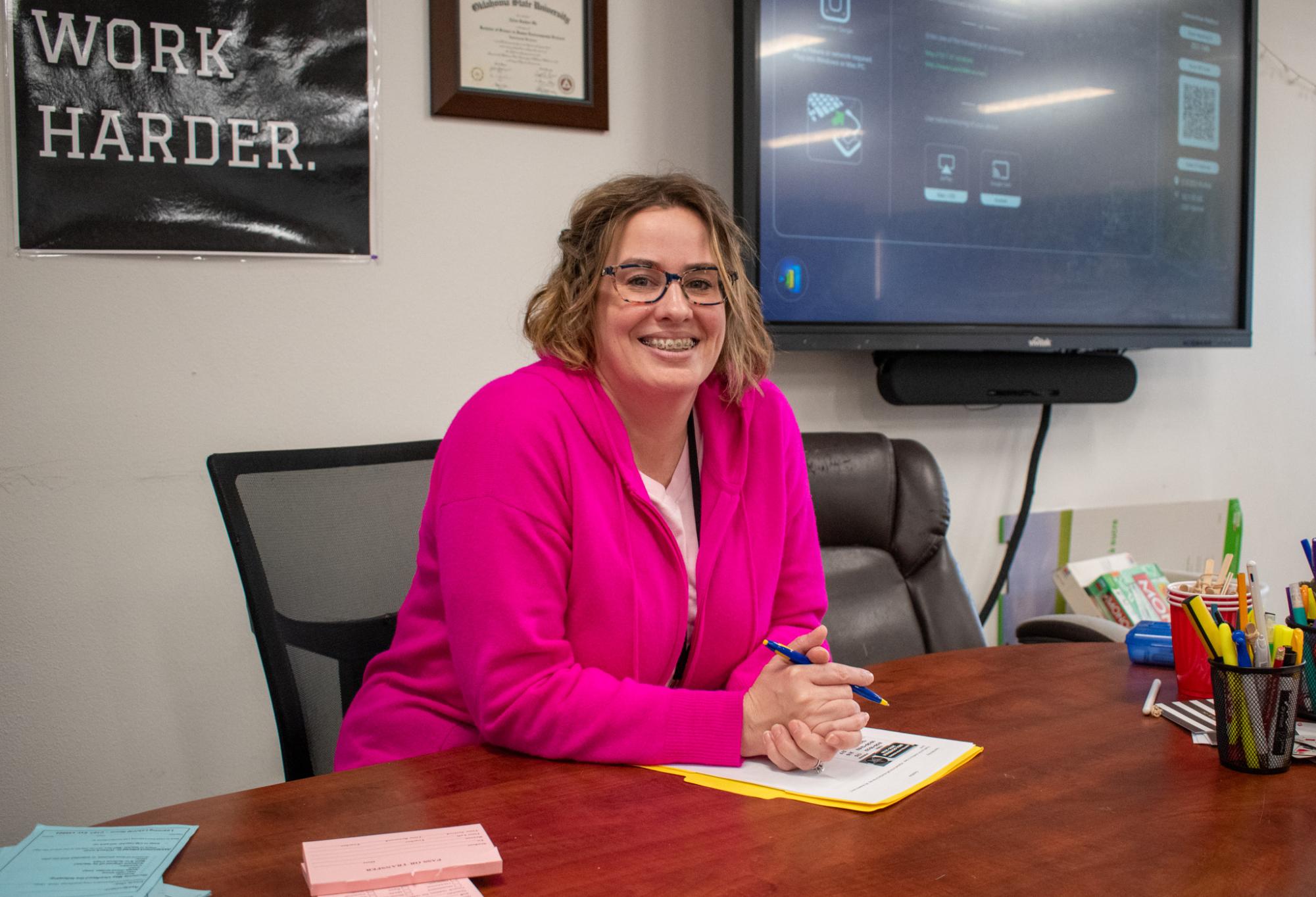 Coppell ISD substitute Deedra Sole-Cravens was previously a salon owner in Michigan prior to moving to Texas. Now, Sole-Cravens is a substitute for mainly fine arts and athletics classes. 