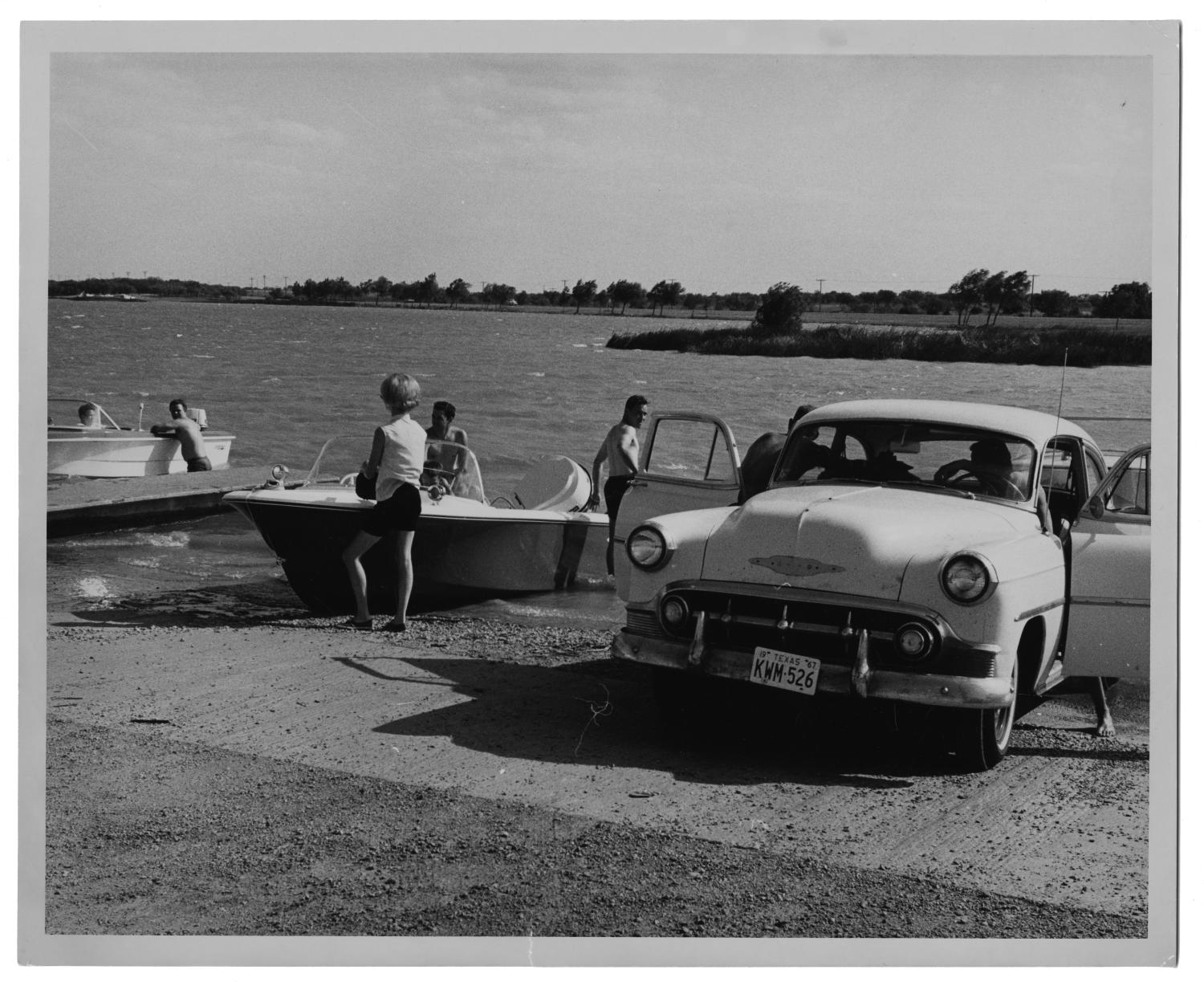 In the 1960s, North Lake was often used for recreational boating by community members. North Lake and the bordering Cypress Waters development carry a complex history involving construction and controversy. Photo courtesy The Portal to Texas History from the University of North Texas and Dallas Municipal Archives