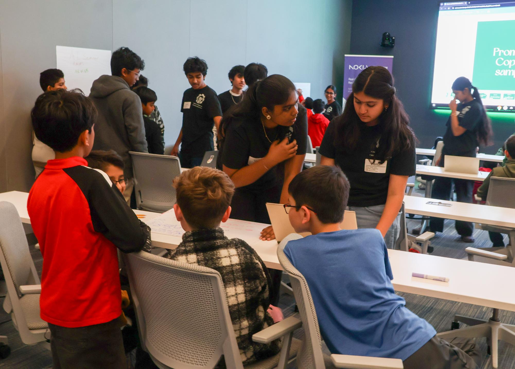 SAGE wraps up its artificial intelligence seminar series with interactive activities and presentations on Dec. 16 at Nokia in Cypress Waters. SAGE collaborated with Nokia for an AI seminar and activity tour.