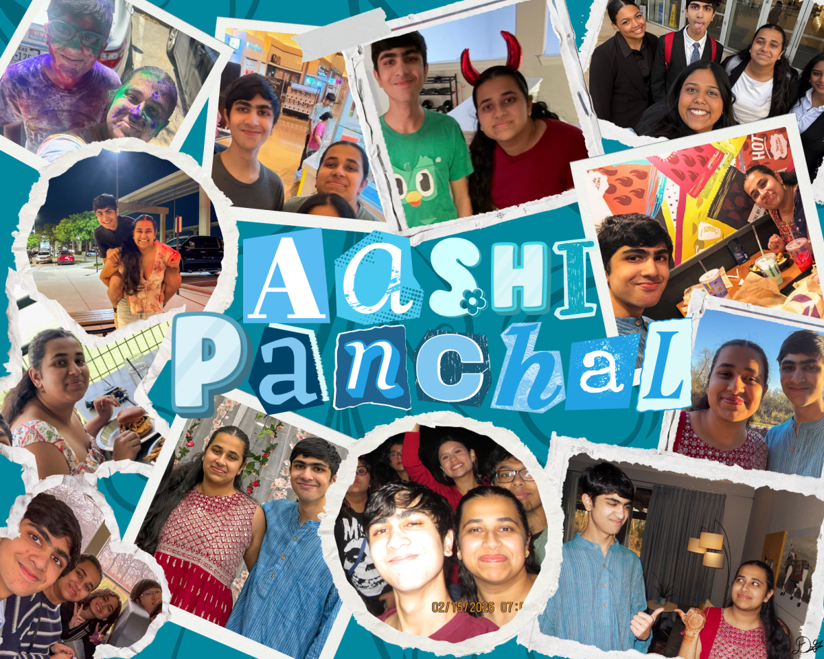 The Sidekick staff writer Neev Chickermane cherishes his friendship with The Sidekick staff writer Aashi Panchal. Panchal has been there through his lowest and highest points through the year, teaching him valuable lessons through those hardships.