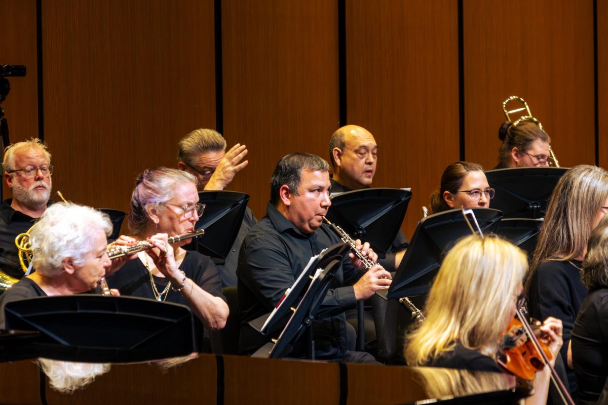 Coppell Community Orchestra harmonizes as the concert comes to a close on March 1 at the Coppell Arts Center. The Coppell Community Orchestra’s Springtime Harmonies concert welcomed the season with sweet melodious tunes. 
