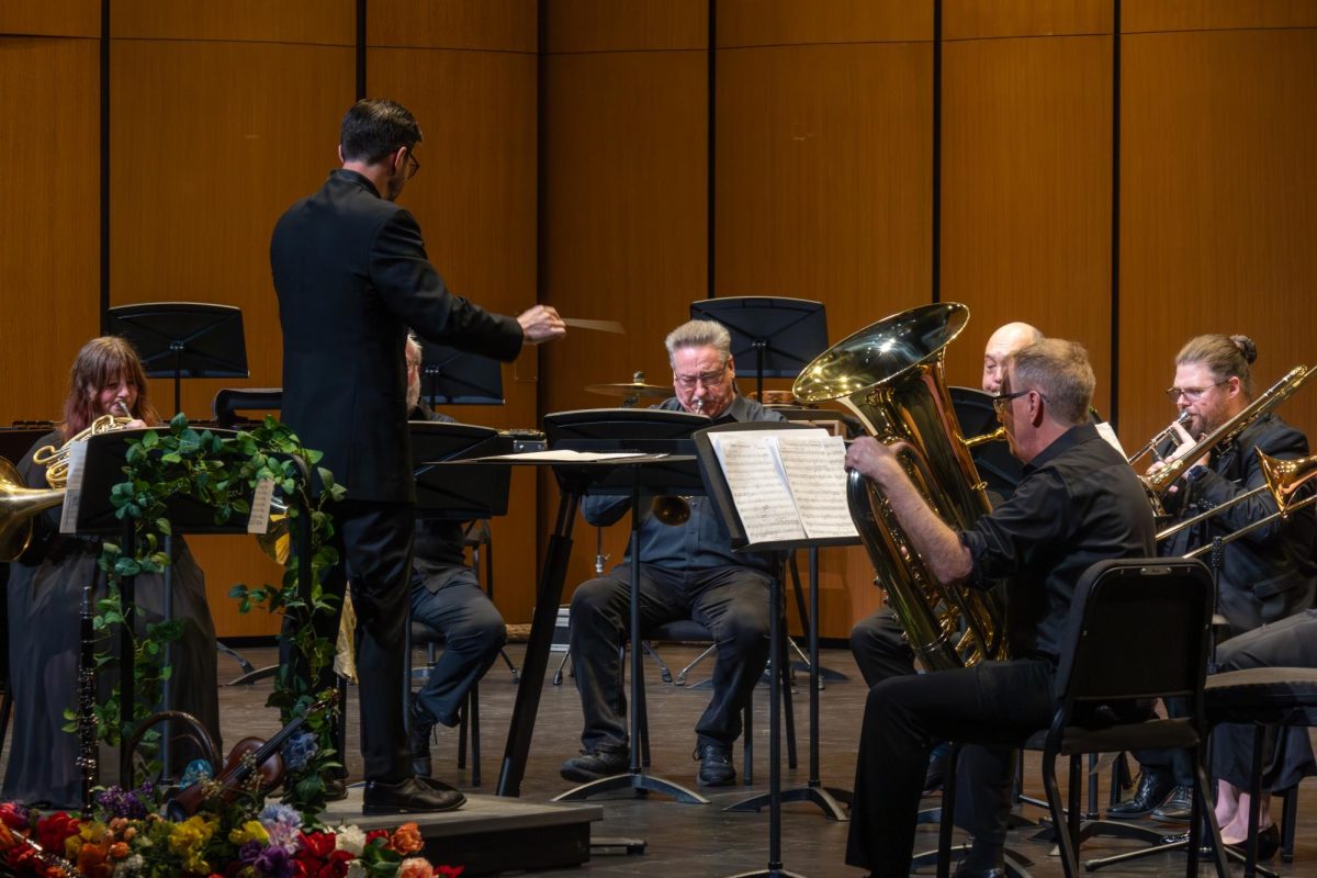 Coppell Community Orchestra music director Mark Scott conducts the first half of the Springtime Harmonies concert on March 1 at the Coppell Arts Center. The Coppell Community Orchestra’s Springtime Harmonies concert celebrates the beginning of spring and the blossoming of flowers during the season. 