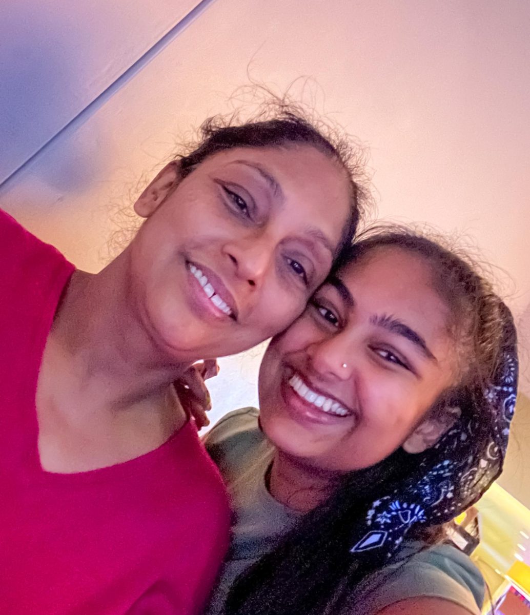 The Sidekick staff writer Hiral Patel’s and her mother, Prafula Patel, spend the day together at Pinstack in December. Hiral writes about her mom’s significant impact on her and her family. Photo courtesy Hiral Patel