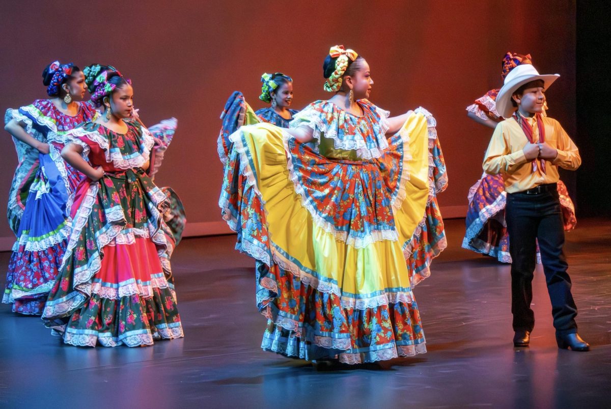 Anita N. Martinez Ballet Folklorico dancers perform on Saturday at the Coppell Arts Center. Kaleidoscope is a celebration of arts and cultures from around the world.