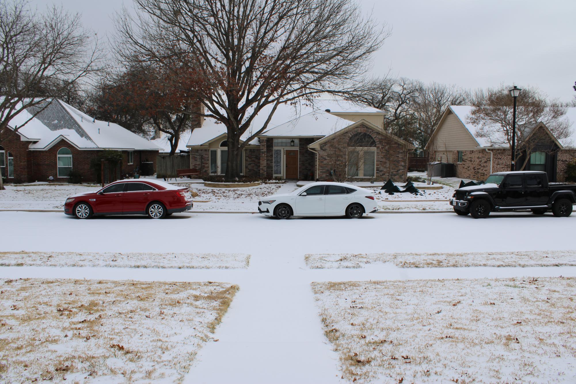 Residential roads in Coppell were covered in snow and ice during the 2026 winter storm. The City’s weather readiness and infrastructure response rely on the city, state, and outside providers.