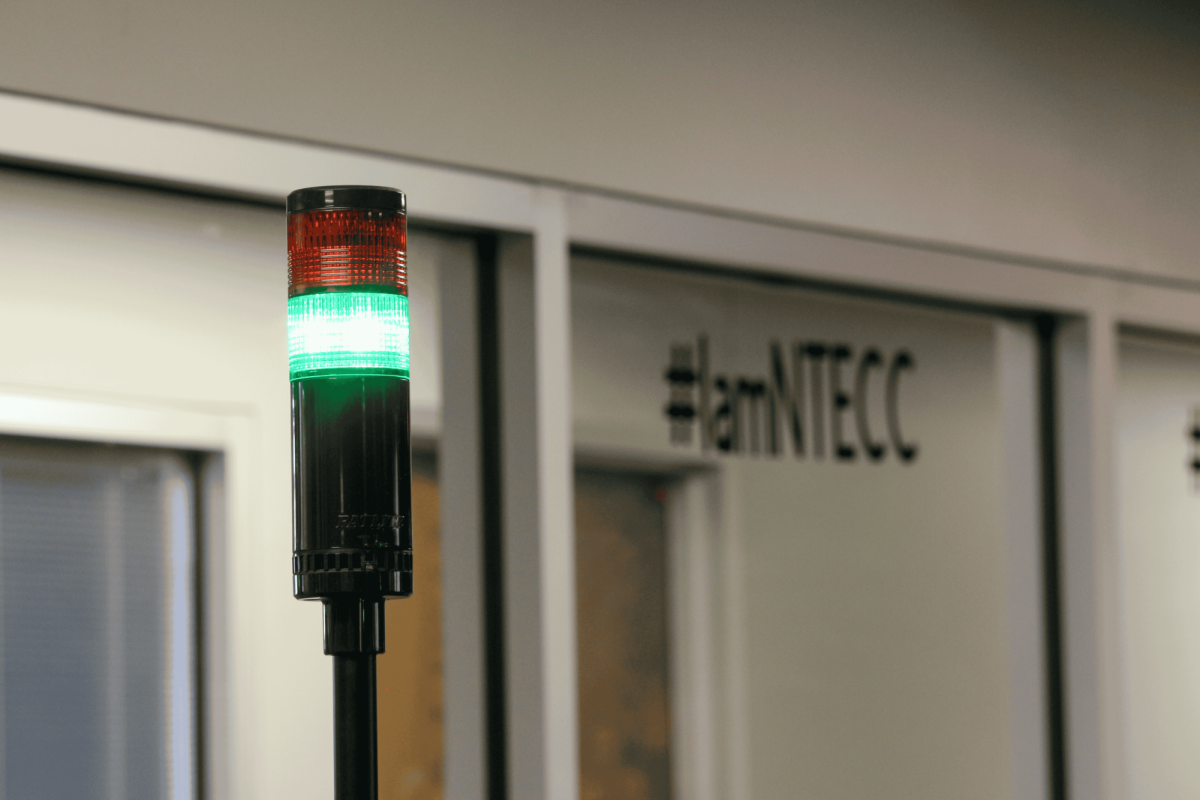 A console light indicates the corresponding 911 call-taker is active. The North Texas Emergency Communications Center (NTECC) services four cities, including Coppell, as their sole 911 call center.