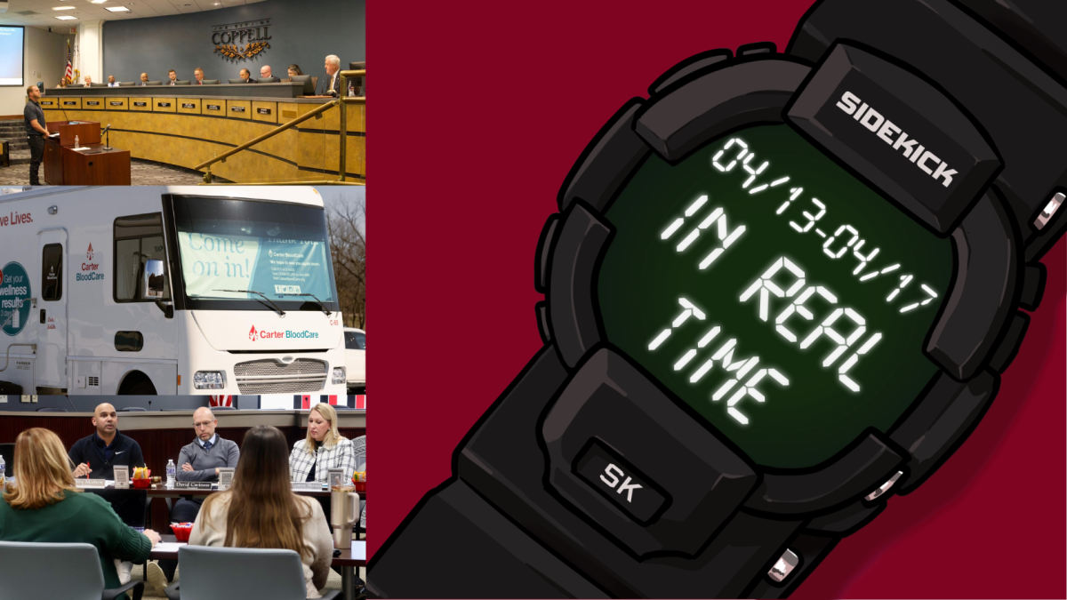In Real Time is a Sidekick series listing Coppell High School and Coppell ISD weekly events. It will be posted every Monday for the remainder of the 2025-26 school year.