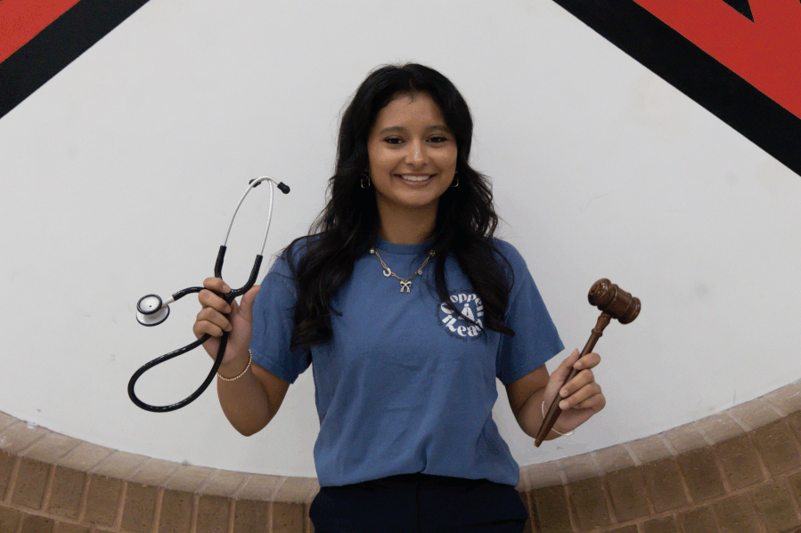 Coppell High School senior Alondra Carrillo weighs the career paths of either becoming a pediatric oncologist or a lawyer. Carrillo decided to switch from becoming a medical professional to a lawyer from the iLead program.